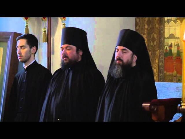 "Се жених грядет" - братия Высоко-Петровского монастыря