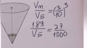 Задача про конус #ЕГЭ база