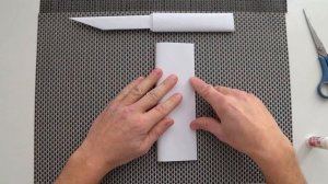 Как сделать Кинжал из бумаги//Нож с ножнами из бумаги//Оригами