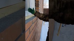 Утепление под отлив зимой