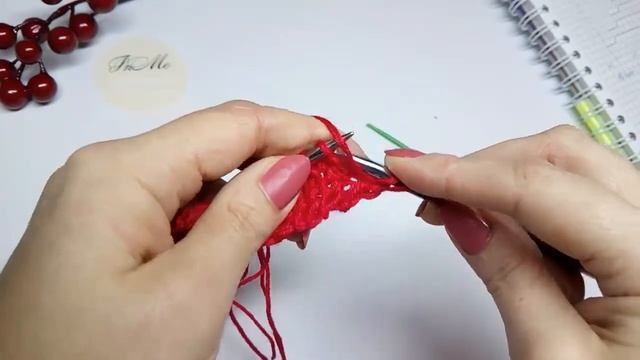 Косы спицами с протяжками из накидов. Новинка!!