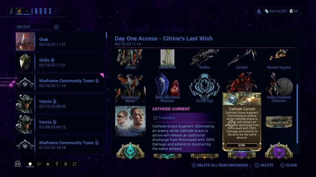 Warframe - Citrine's Last Wish Update Overview смотреть онлайн
