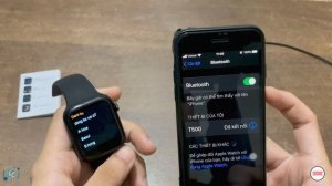 {LC Technology} Đồng hồ thông minh Apple Watch Rep 1:1 T500 - Màn Hình  Smooth - Giá chỉ 900k ???