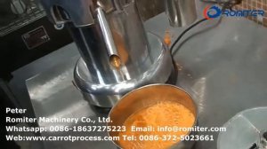 Автоматическая машина для производства морковного сока