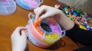 Огромные наборы резинок!Коллекция.Резинки для плетения браслетов!Моя куча резинок!Поделки с детьми!