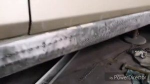 Солярис, рихтовка порога.