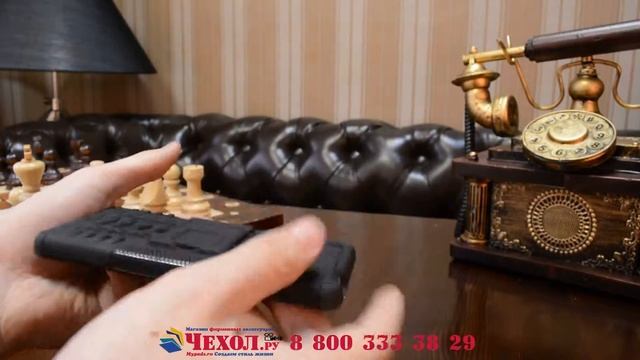 Противоударный усиленный ударопрочный фирменный чехол-бампер-пенал для Sony Xperia E5 смотреть онлайн