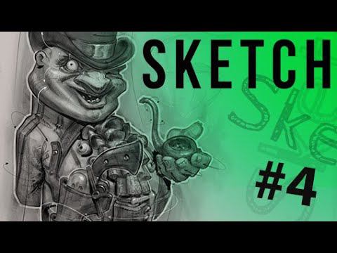 Sketching process on ipad.