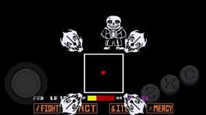 Fighting SANS THE SKELETON On Android | Undertale Genocide Route