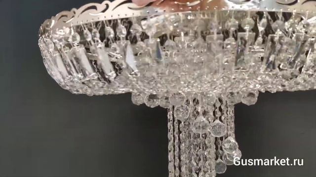 Хрустальная люстра Анжелика Шар 8л смотреть онлайн