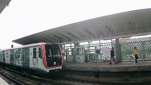 Москва. Состав «Москва» на станции «Выхино» 1. 23 апреля 2022