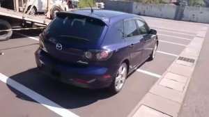 Видео-тест автомобиля Mazda Axela (синий, BK3P-105584, L3, 2004г)