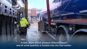 Процесс нижней погрузки полуприцепа Greenergy