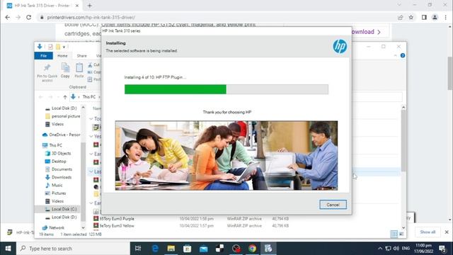 How to Install Printer HP Ink Tank 315 смотреть онлайн