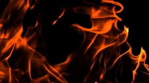 Фктаж пламя на черном фоне (вроде)