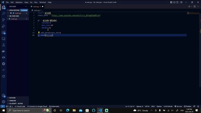 Building Your Own QR CODE GENERATOR in PYTHON!!!!