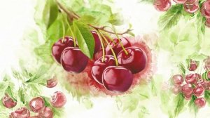 Сады Придонья_Акварель_вишня