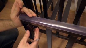 Сборка кроватки Мозжга Красная Звезда Кристина  Инструкция, как собрать кроватку с продольным маятн