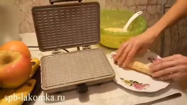 Вафельница Лакомка как в СССР Выпечка отстает от поверхности идеально смотреть онлайн