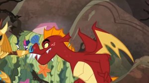 про пони Дружба   это чудо!  Испытания огнём  Драконы против Спайка  нарезка моменты это серия