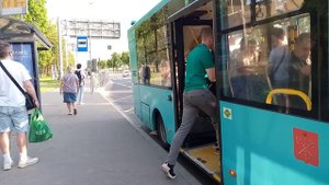 Автобус 299 маршрут 5270.G4 7024 Супермаркет О'Кей