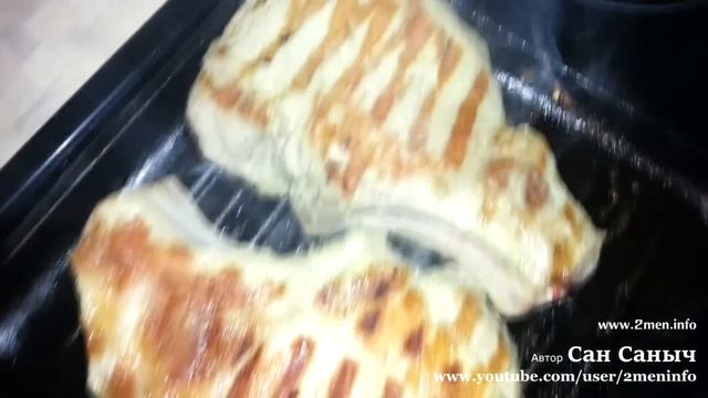 Как приготовить зажаренный эскалоп на сковороде гриль смотреть онлайн