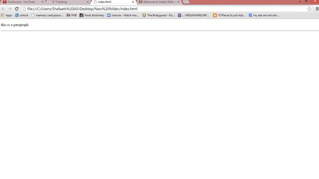 HTML horizontal line break tag.tutorial-6. HTML programming language hr tag