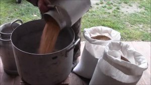 Готовлю зерносмесь для кроликов