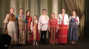 Детский фольклорный ансамбль. Что повыйдемте, белы лебедушки. Русский фольклор.