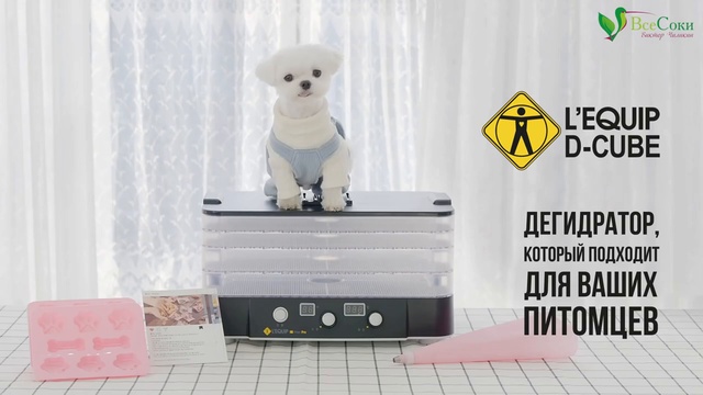 Корм для животных в домашних условиях. Полезная еда для собак в дегидраторе L'equip LD-918BT