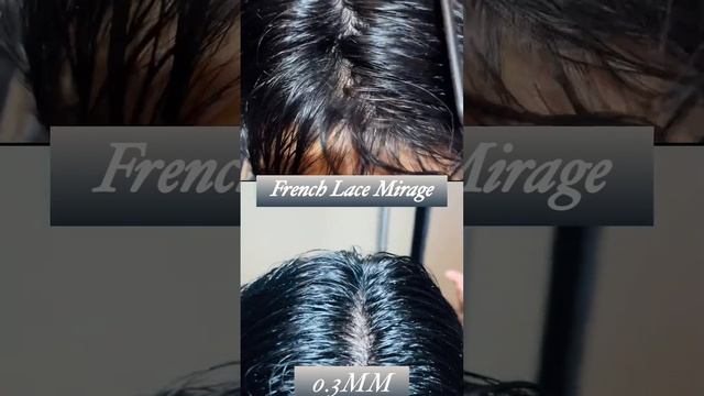 0.3 MM vs French Lace Mirage #hairpatch #hairreplacement #hairwig #hair #hairlosssolution #kolkata