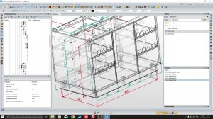 Пример построения островного модуля для кухни