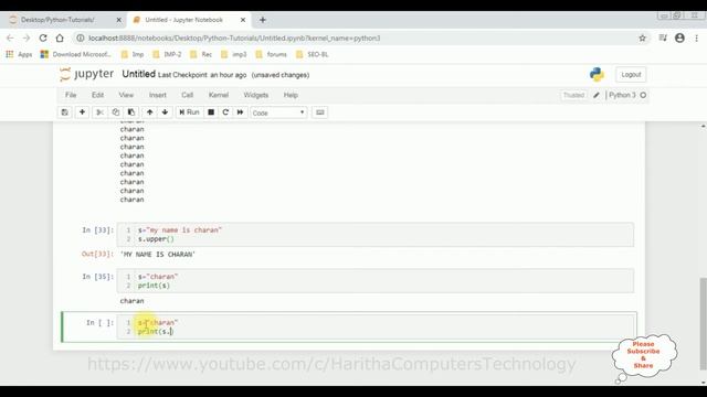 Python 3.7.4 Free Beginners Course Strings Properties Methods