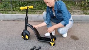 Детский самокат Nadle 3в1. Честный ОБЗОР и распаковка!