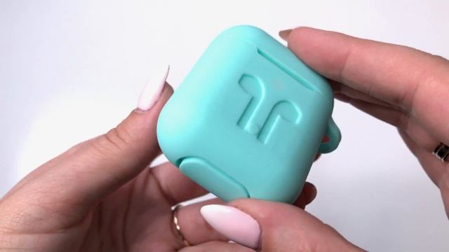 Чехол Gurdini прорезиненный soft touch мятный для Apple Airpods смотреть онлайн