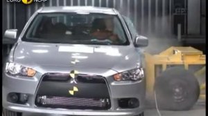Краш тест Mitsubishi Lancer X Sportback 2009 (E-NCAP)