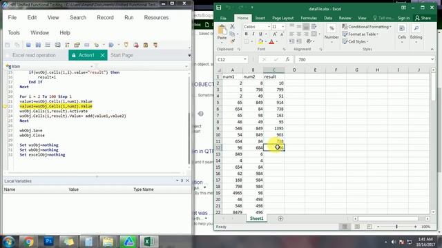 UFT 14 - Automation testing | Reading and writing in the Excel file смотреть онлайн