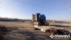 Как правильно крепить  цепями и перевозить кран рдк25