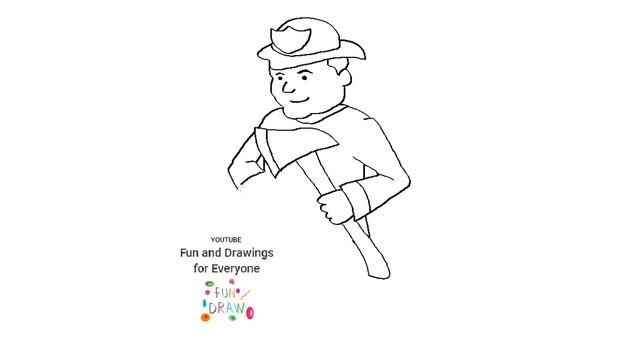 Wie zeichnet man einen Feuerwehrmann mit einer Axt смотреть онлайн