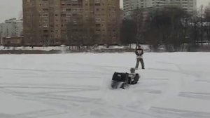 Покатушки на мотособаках .