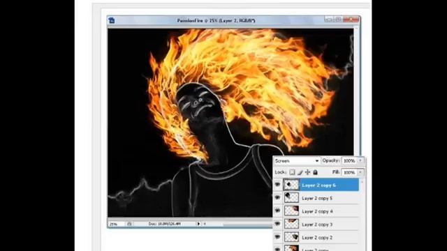SECRETS of Best Photoshop Effects Tutorial : Fireglow Photo tutorial смотреть онлайн