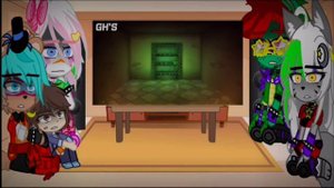 Security Breach Reacts to Copycat(2/5)||FNAF Security Breach||Gacha Reaction