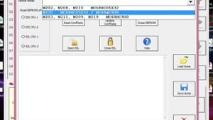 Чтение дампов EZS и ESL Mercedes Benz W210