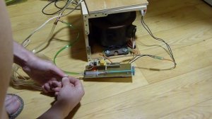 Реле низкого давления из шприца и резистора