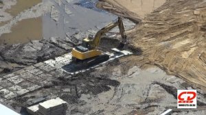 Укладка и доставка дорожных и аэродромных плит | временные дороги