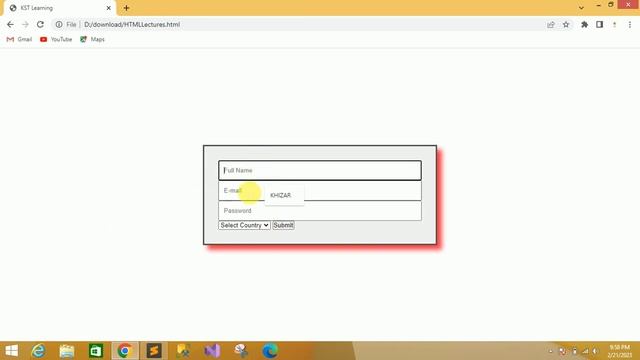 CSS Form Design | CSS Form Styling | CSS Form Design Tutorial | CSS Tutorials For Beginners