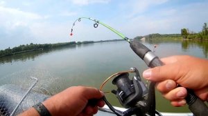 Бешеный клев сазана один за другим. Ловля сазана с лодки.