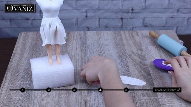 How to make fondant woman | fondant woman figure tutorial | how to make standing fondant figures смотреть онлайн