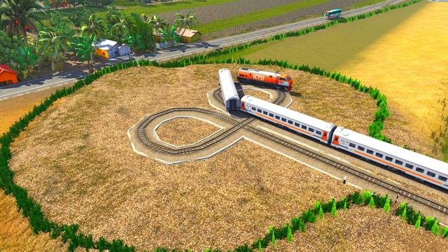 2 PASSENGER TRAINS THROUGH DOUBLE LOOPING RAILROAD TRACK #42 | Trainz Simulator 2022 смотреть онлайн