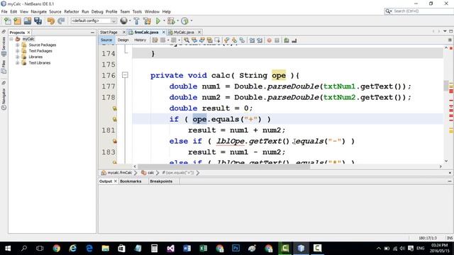 #095 Create Or Generate method or function argument and parameter In JAVA NetBeans تعلم الجافا من ا